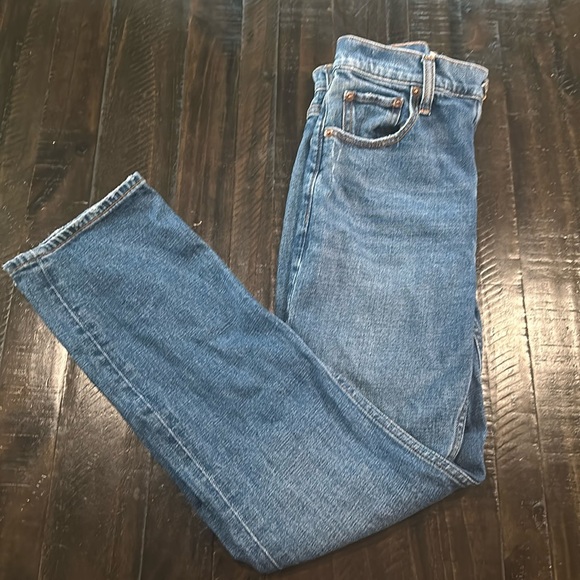 ABERCROMBIE & FITCH The Ankle Straight Ultra High Rise Curve Love jeans size 25 - Picture 3 of 5